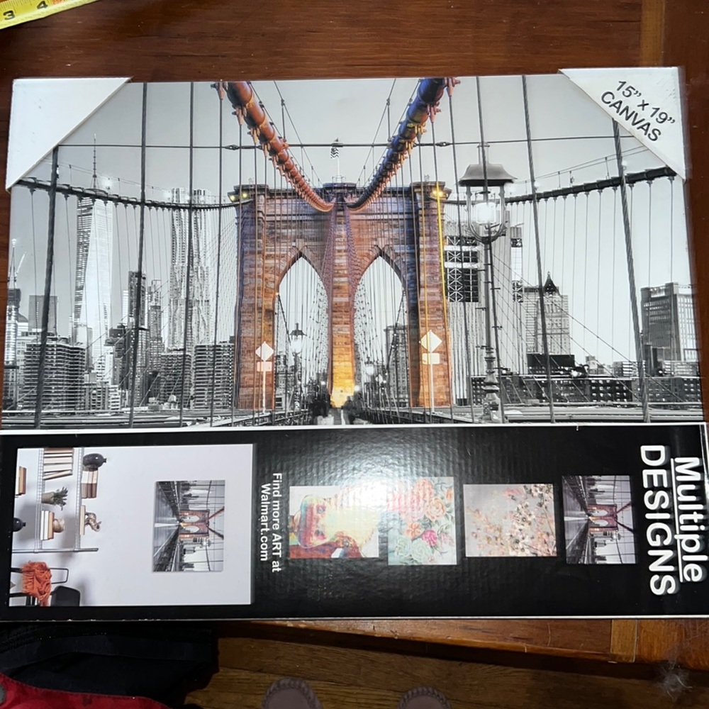 Bridge artwork for wall 15x19